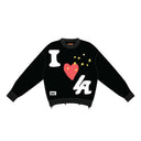 I Heart LA Jacquard Crewneck