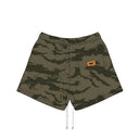 Tiger Splatter Fleece Shorts